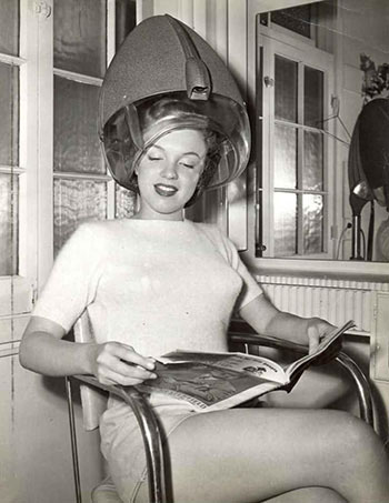 Marilyn Monroe all'inizio della carriera cinematografica.