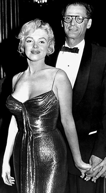 Marilyn e Arthur Miller nel 1959.
