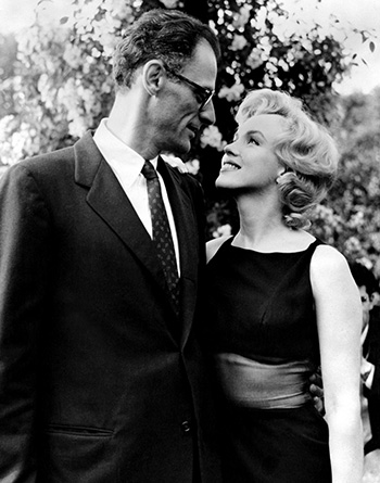 Marilyn Monroe e Arthur Miller.