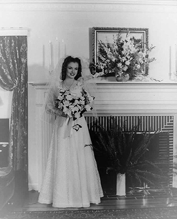 Norma Jeane a 16 anni, il giorno del matrimonio.
