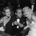 Marilyn Monroe, Lauren Bacall e Humphrey Bogart