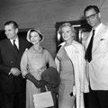 Marilyn Monroe, Laurence Olivier, Vivien Leigh e Arthur Miller